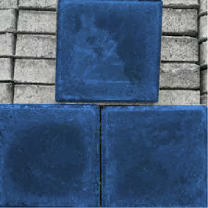 Paving Block Persegi Biru 6 cm