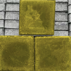 Paving Block Persegi Kuning 6 cm